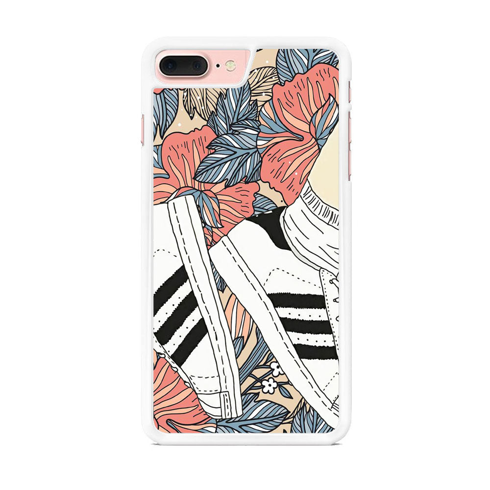 Adidas Shoes Art Flowers iPhone 7 Plus Case