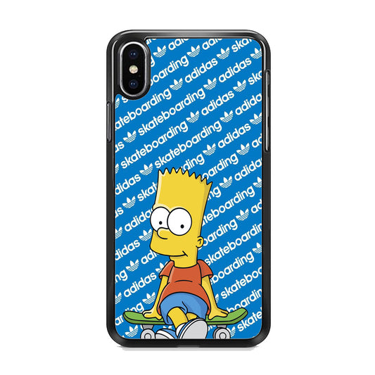 Adidas Skateboarding Bart Simpson iPhone Xs Case
