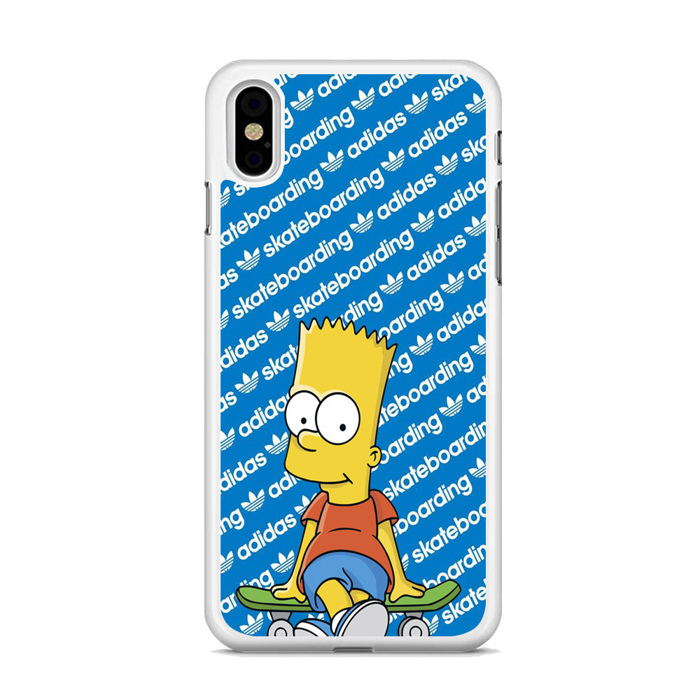 Adidas Skateboarding Bart Simpson iPhone Xs Case