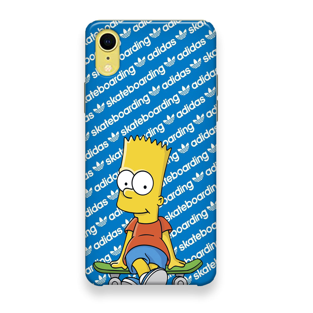Adidas Skateboarding Bart Simpson iPhone XR Case