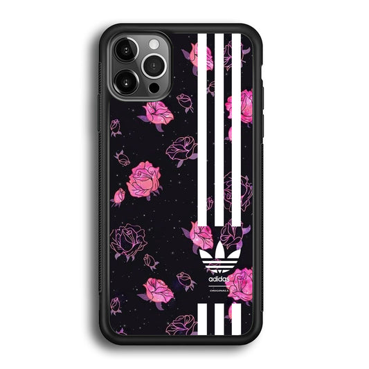 Adidas Space Flower Background iPhone 12 Pro Max Case