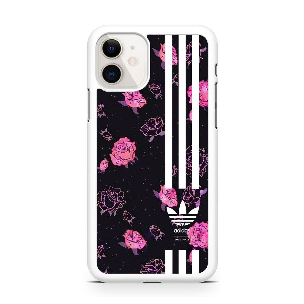 Adidas Space Flower Background iPhone 11 Case