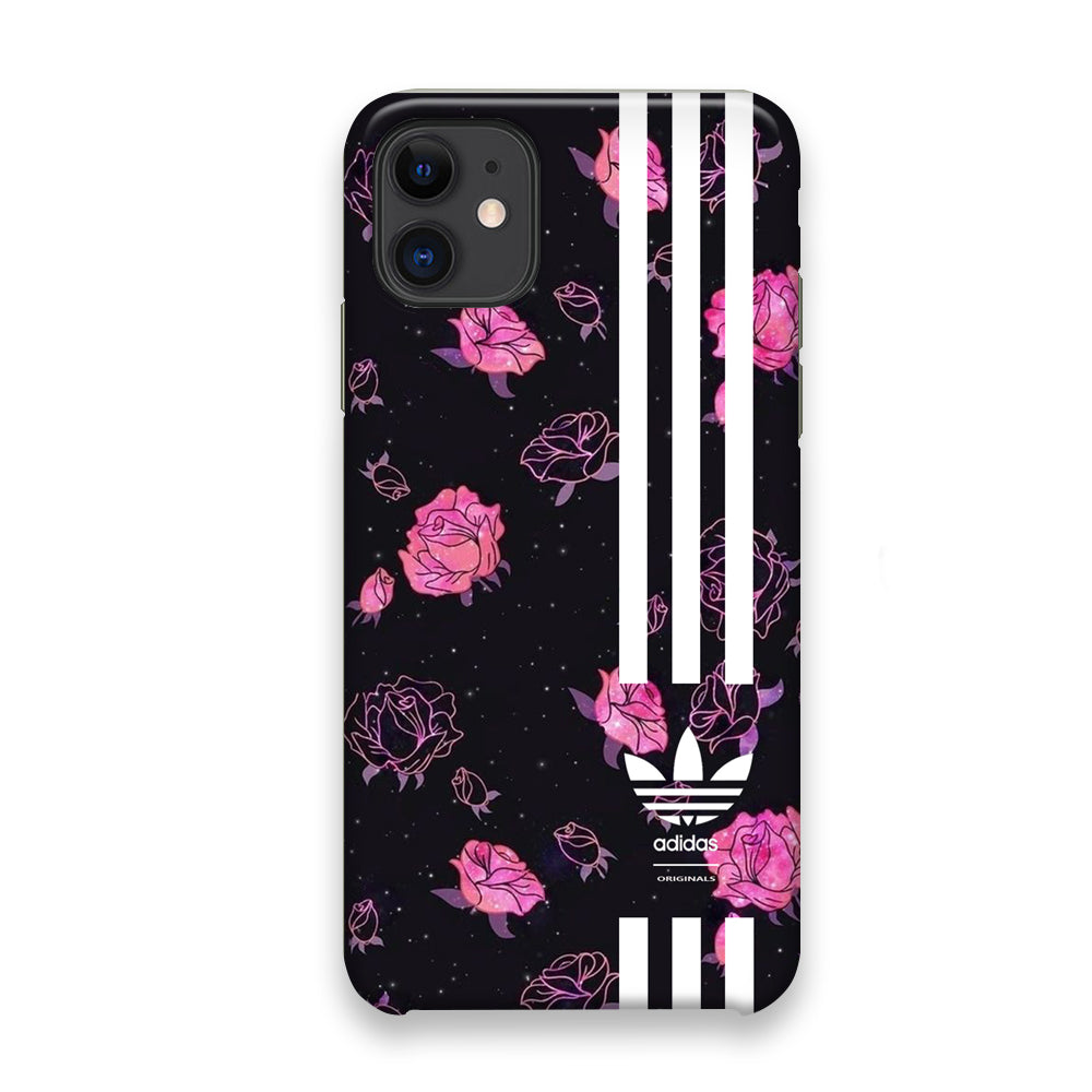 Adidas Space Flower Background iPhone 11 Case