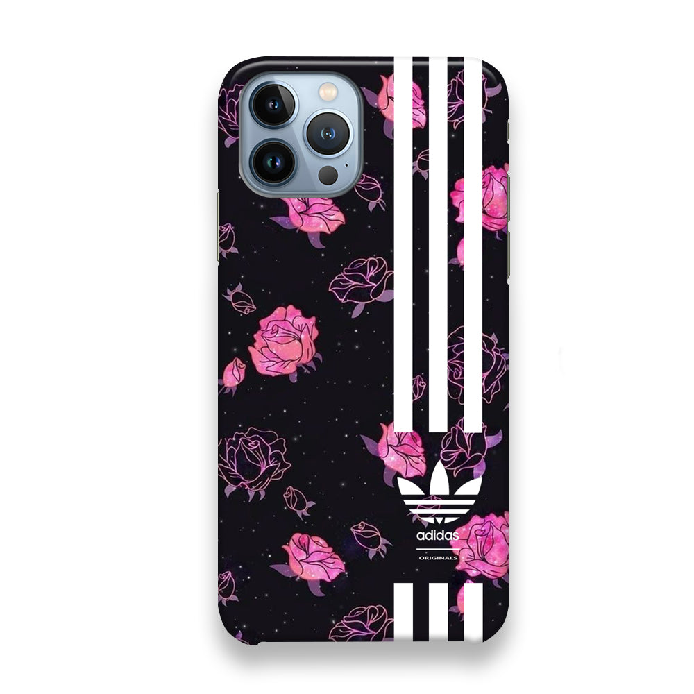 Adidas Space Flower Background iPhone 13 Pro Case