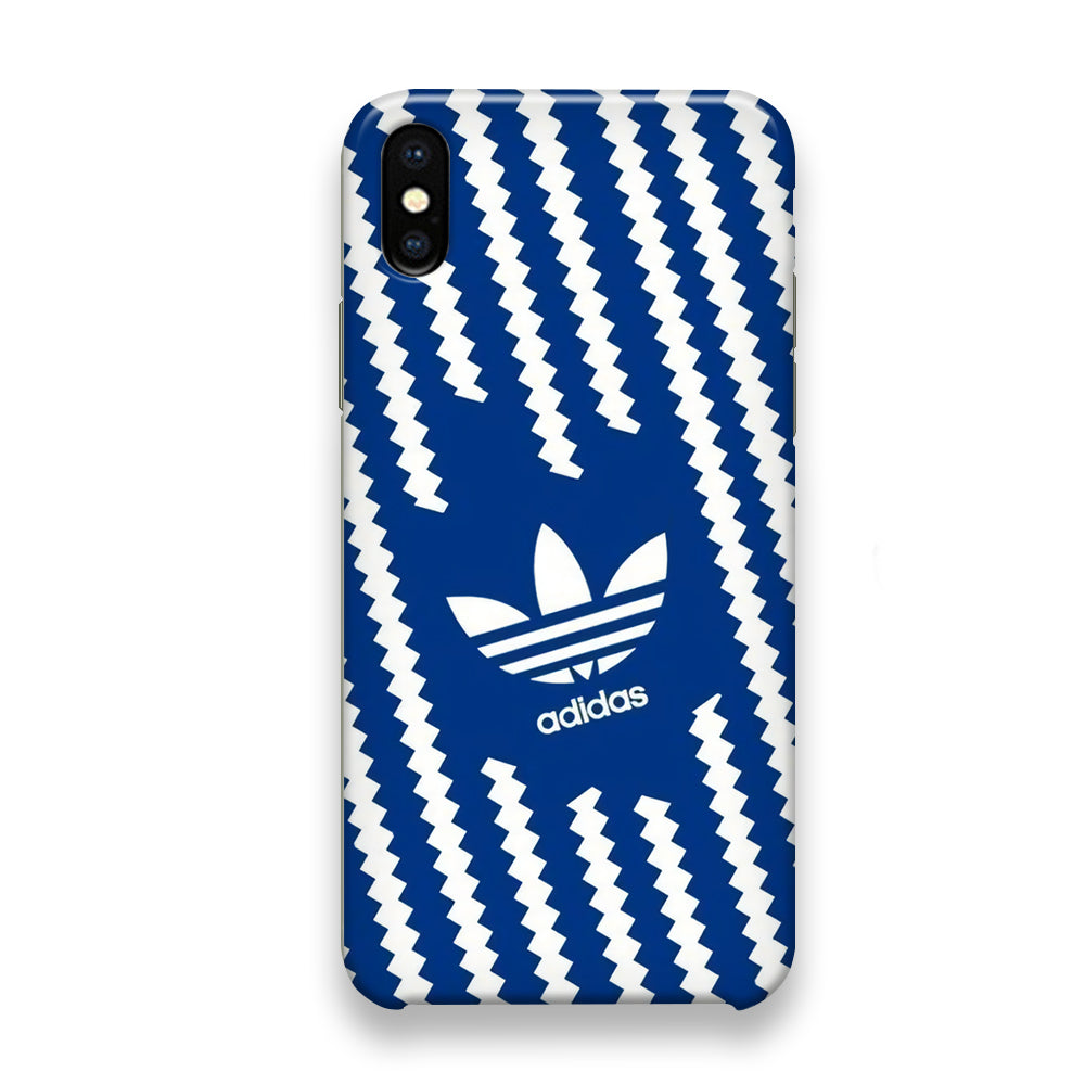 Adidas Stripe Blue Dominant iPhone Xs Case