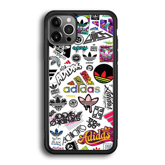 Adidas White Wallpapers Logo iPhone 12 Pro Max Case