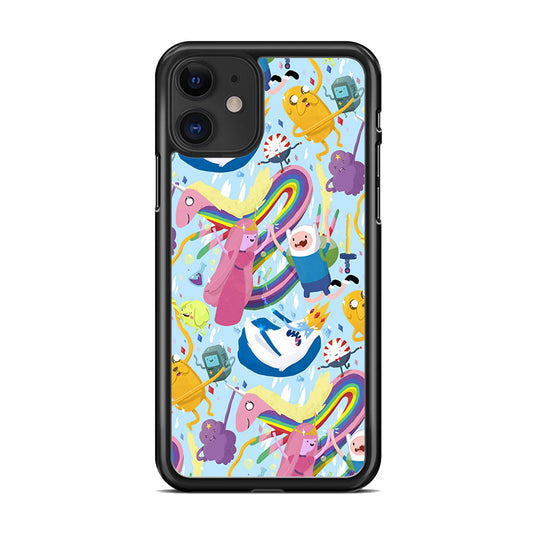 Adventure Time Flying and Playing iPhone 11 Case