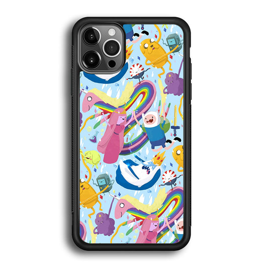 Adventure Time Flying and Playing iPhone 12 Pro Max Case
