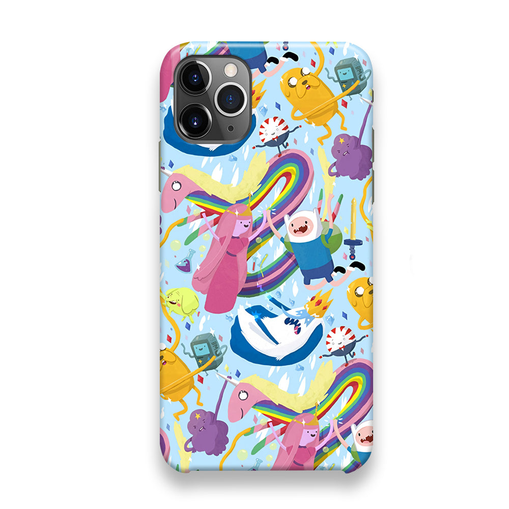 Adventure Time Flying and Playing iPhone 12 Pro Max Case