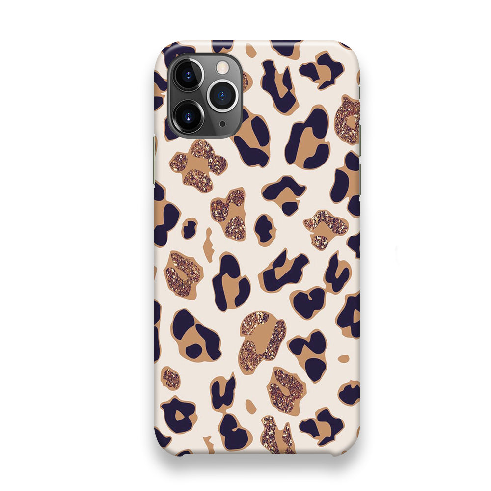 Animal Prints Jaguar Brown Glitter iPhone 12 Pro Max Case