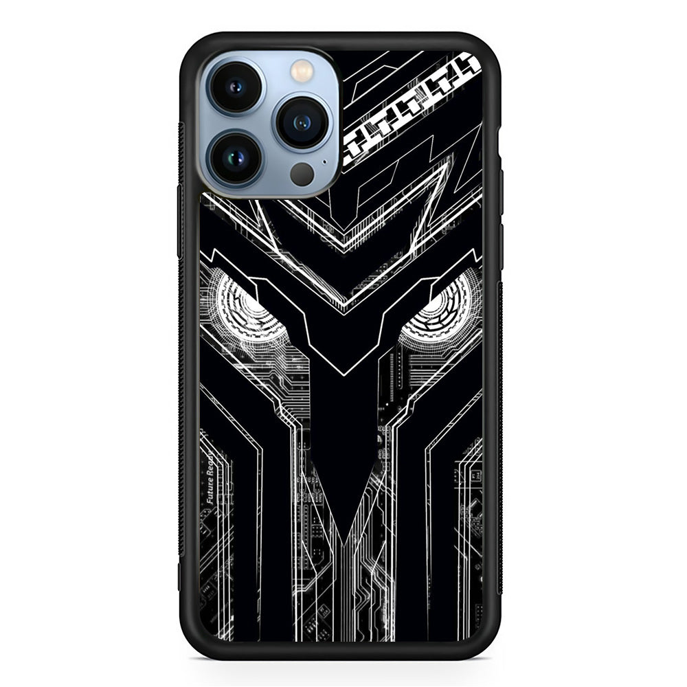 Armored Tech Hero Black Background iPhone 13 Pro Case