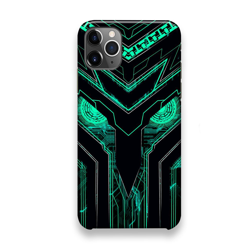 Armored Tech Hero Green Background iPhone 12 Pro Max Case
