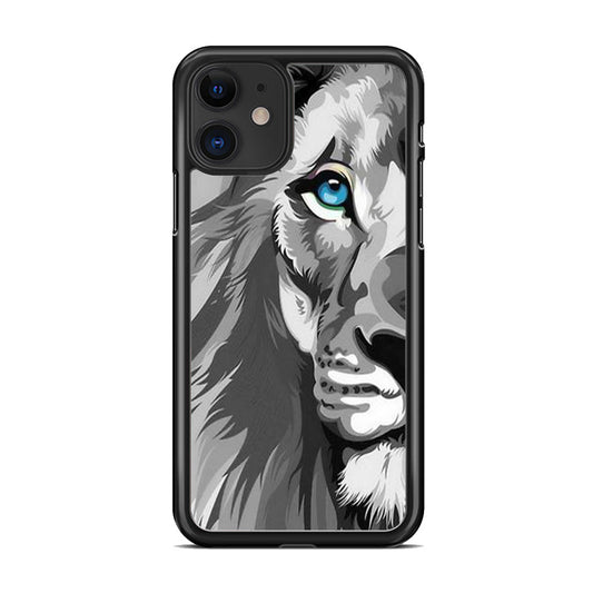 Art Lion Background iPhone 11 Case