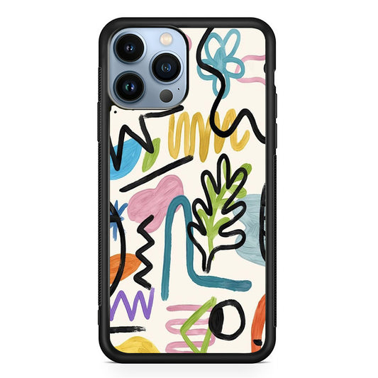 Art Style Crayon iPhone 13 Pro Max Case