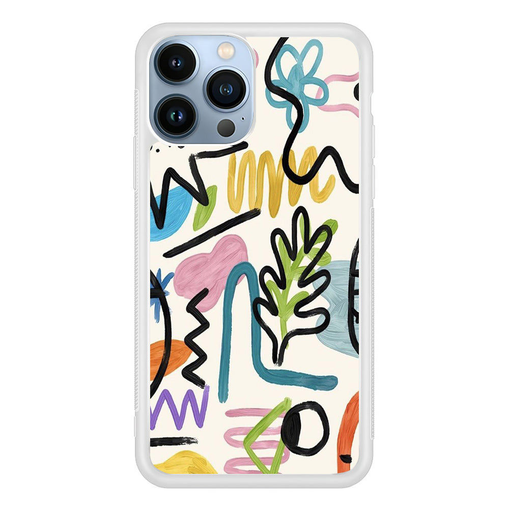 Art Style Crayon iPhone 13 Pro Case