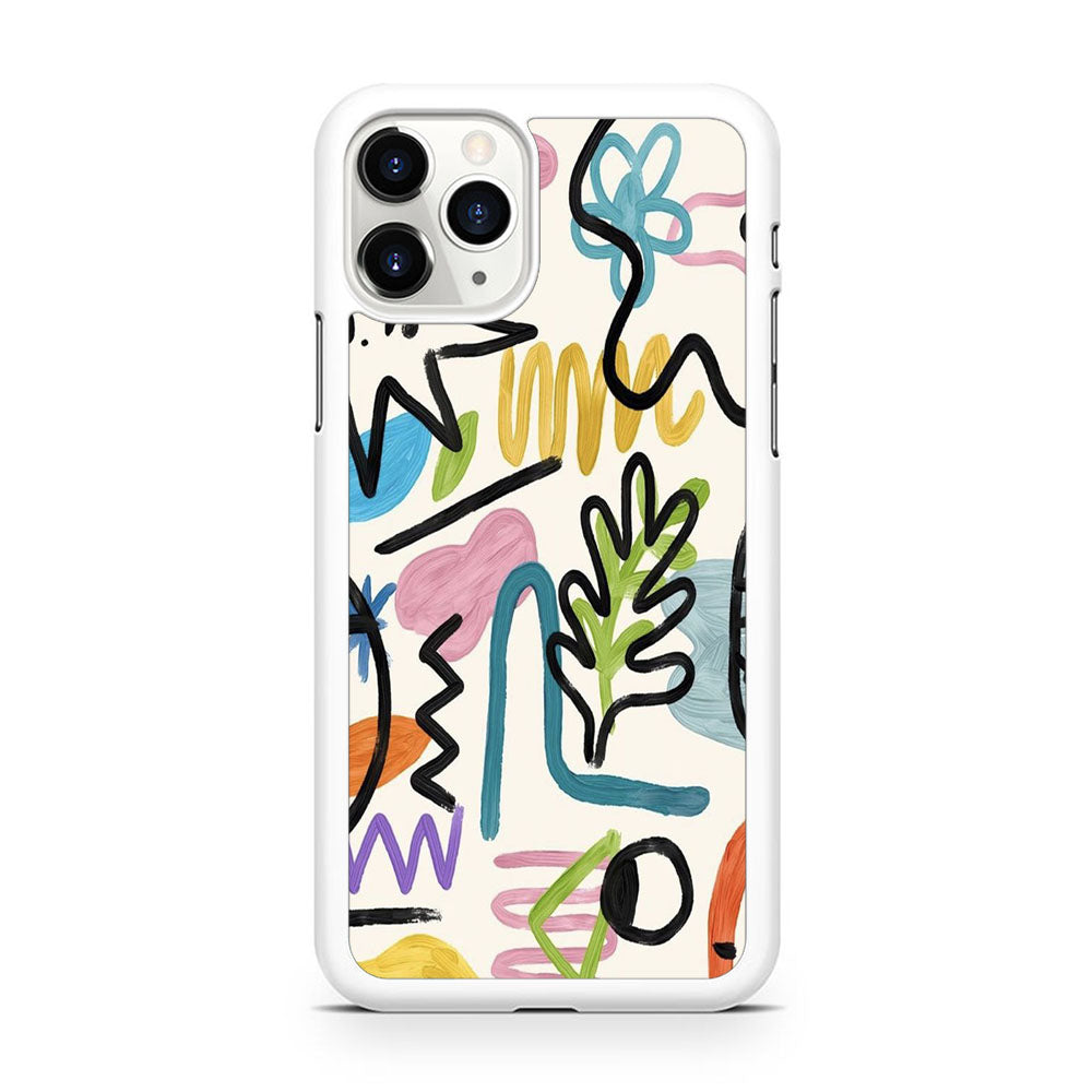 Art Style Crayon iPhone 11 Pro Case