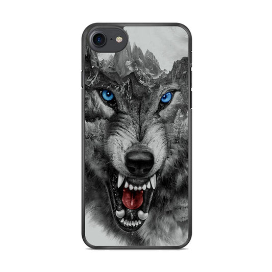 Art Wolf Background iPhone 8 Case