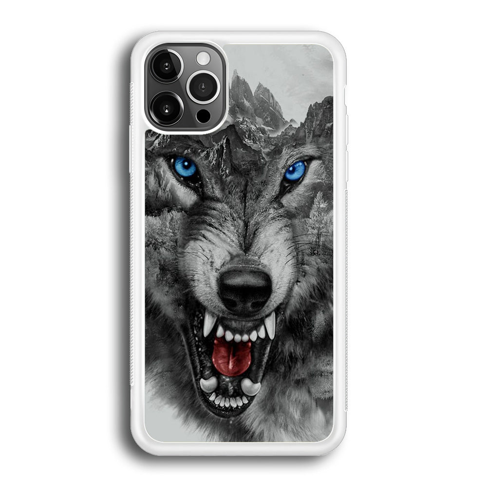 Art Wolf Background iPhone 12 Pro Max Case