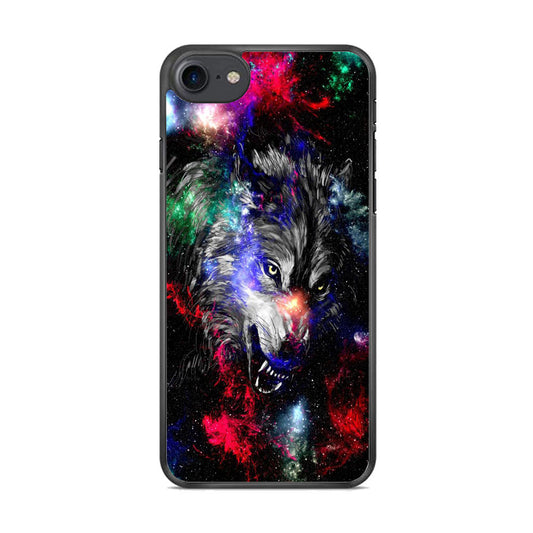 Art Wolf Space iPhone 8 Case