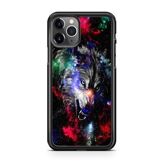 Art Wolf Space iPhone 11 Pro Case