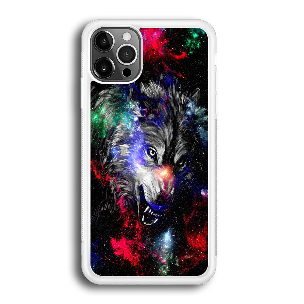 Art Wolf Space iPhone 12 Pro Max Case