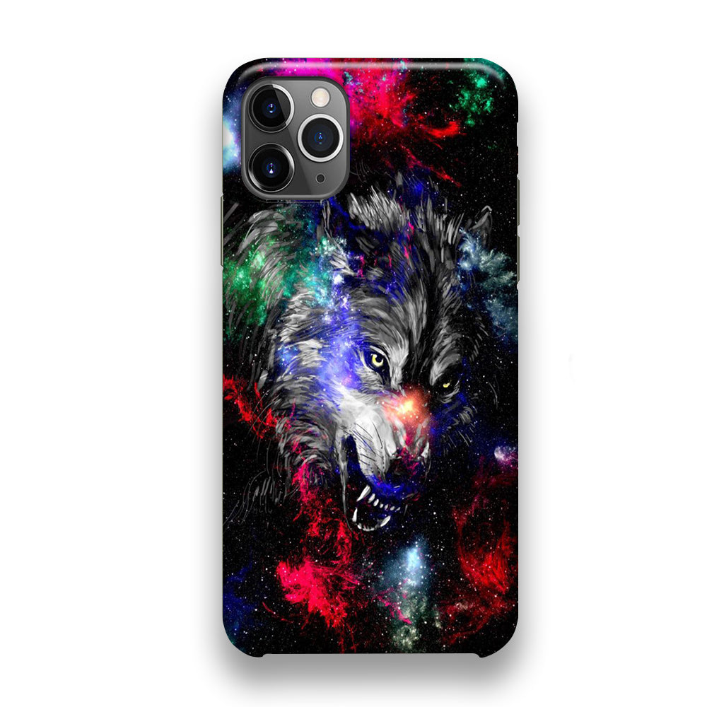 Art Wolf Space iPhone 11 Pro Case