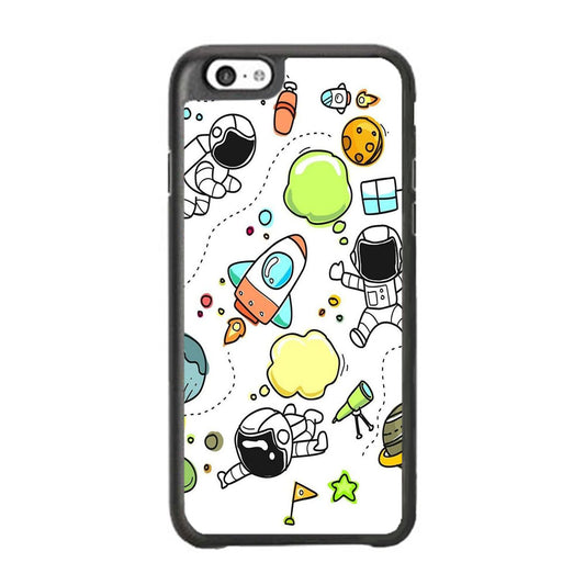 Astro White Doodle iPhone 6 Plus | 6s Plus Case