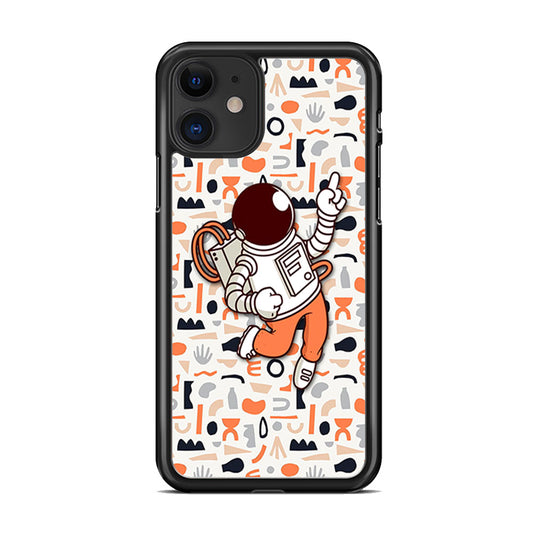Astronauts Entertainment at Work iPhone 11 Case
