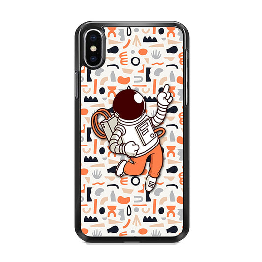 Astronauts Entertainment at Work iPhone X Case
