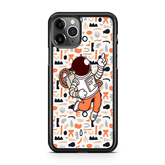 Astronauts Entertainment at Work iPhone 11 Pro Case