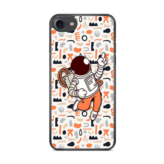 Astronauts Entertainment at Work iPhone 8 Case