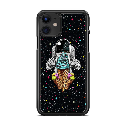 Astronauts Ice Cream Chaser iPhone 11 Case