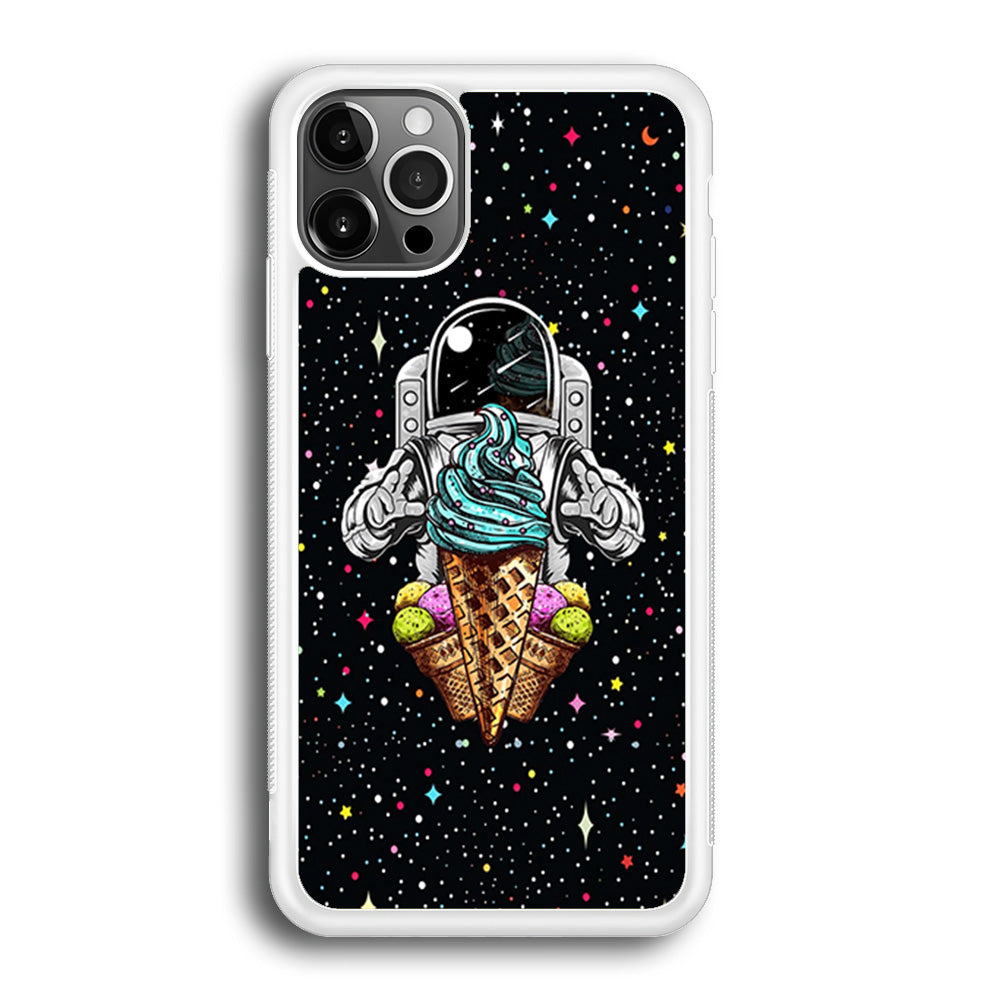 Astronauts Ice Cream Chaser iPhone 12 Pro Max Case