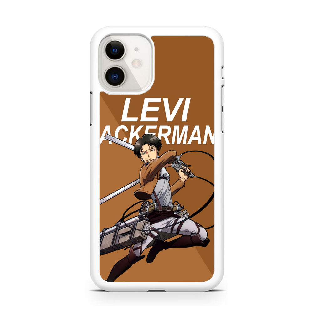 Attack on Titan Levi Ackerman iPhone 11 Case