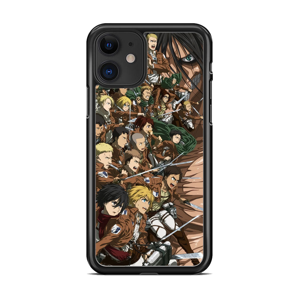 Attack on Titan with Titan iPhone 11 Case