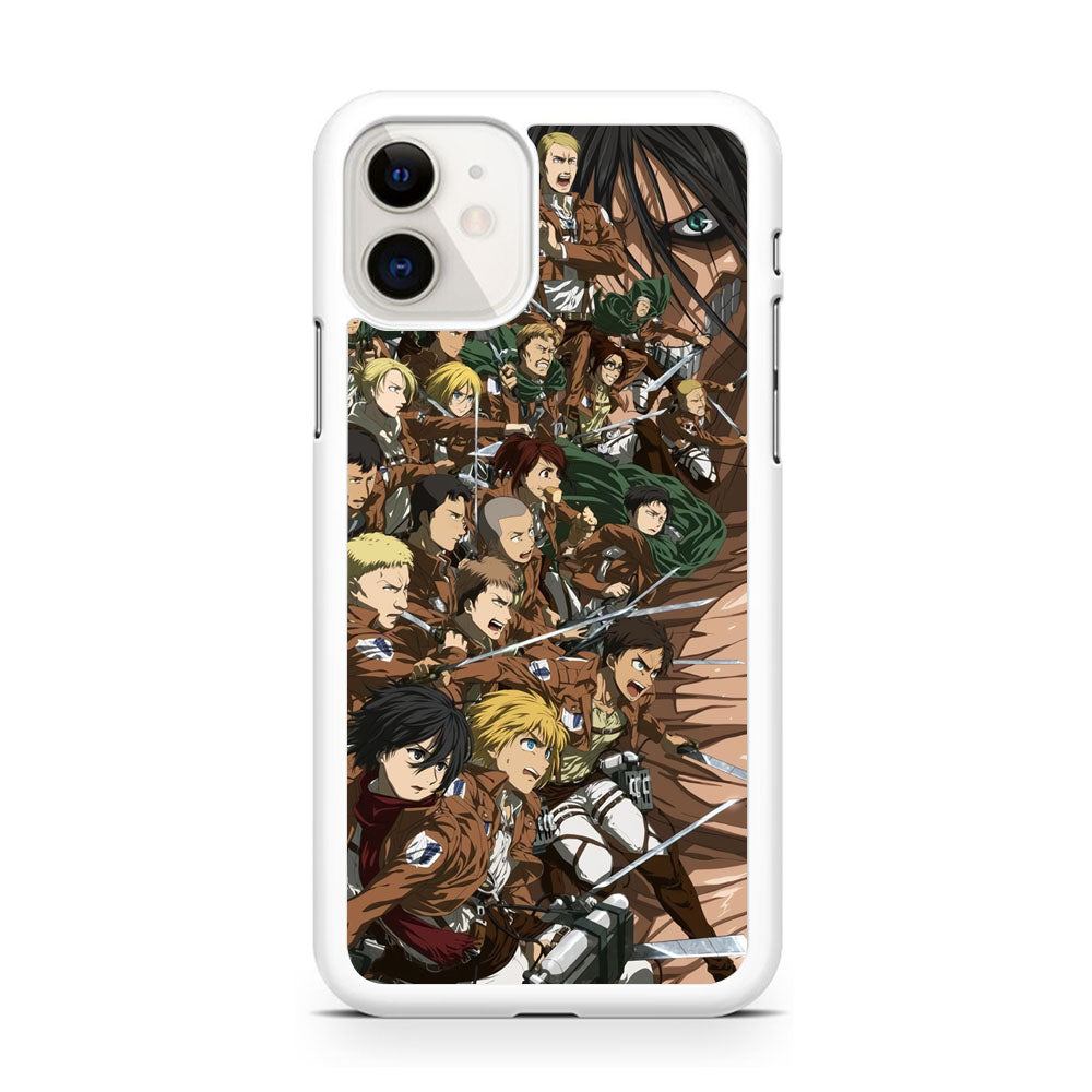Attack on Titan with Titan iPhone 11 Case