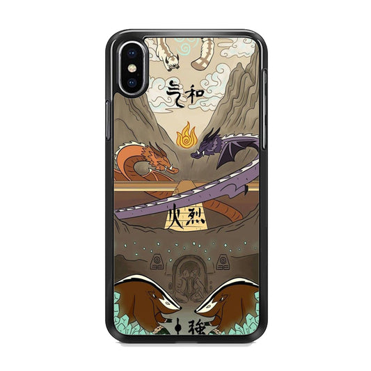 Avatar Dragon Castle iPhone X Case