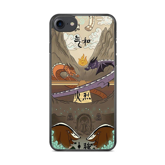 Avatar Dragon Castle iPhone 8 Case