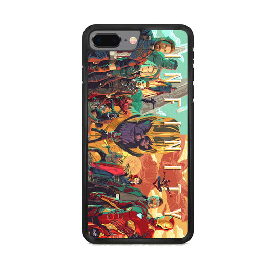Avenger Infinity Poster of Members iPhone 7 Plus Case