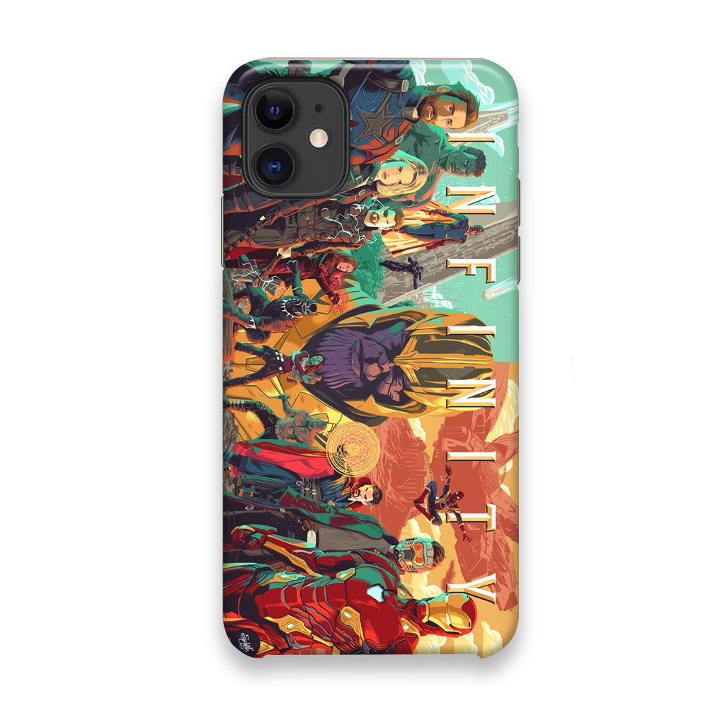 Avenger Infinity Poster of Members iPhone 11 Case