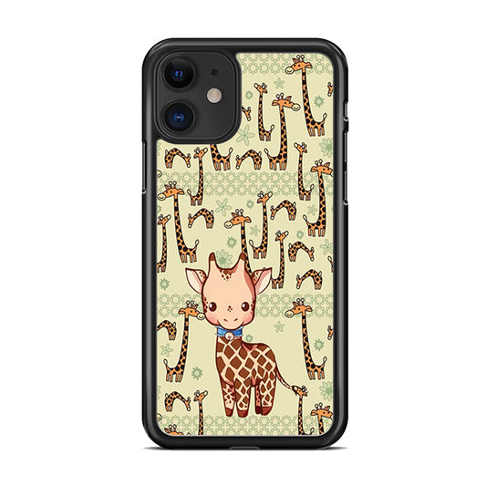 Baby Giraffe Adventure Ground iPhone 11 Case