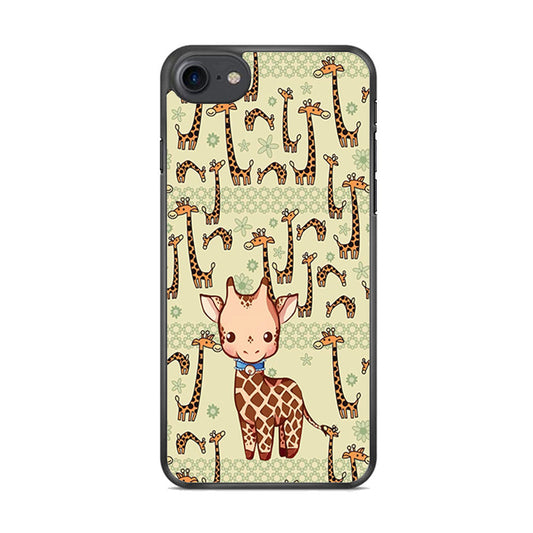 Baby Giraffe Adventure Ground iPhone 8 Case