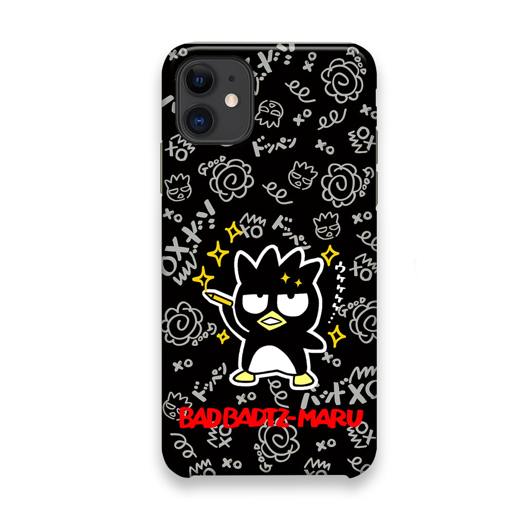 Badtz Maru Sanrio Black iPhone 11 Case