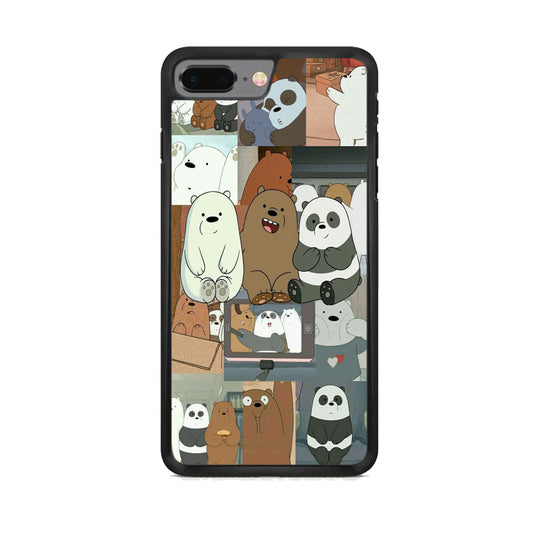 Bare Bears Chill Wall iPhone 7 Plus Case