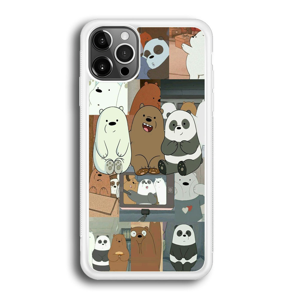 Bare Bears Chill Wall iPhone 12 Pro Max Case