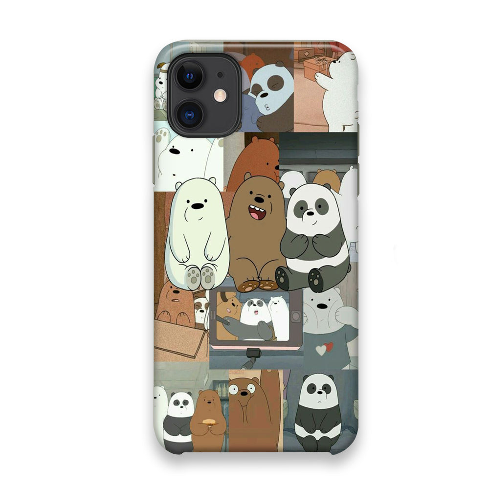 Bare Bears Chill Wall iPhone 11 Case