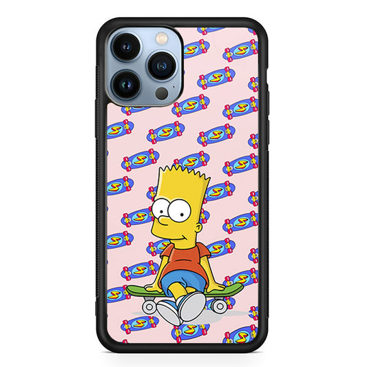 Bart Skateboard Pass iPhone 13 Pro Max Case