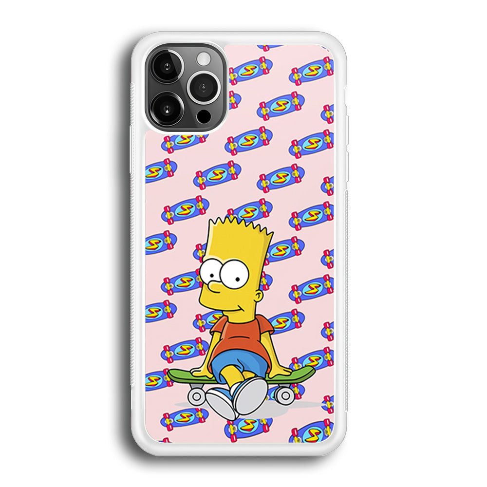 Bart Skateboard Pass iPhone 12 Pro Max Case
