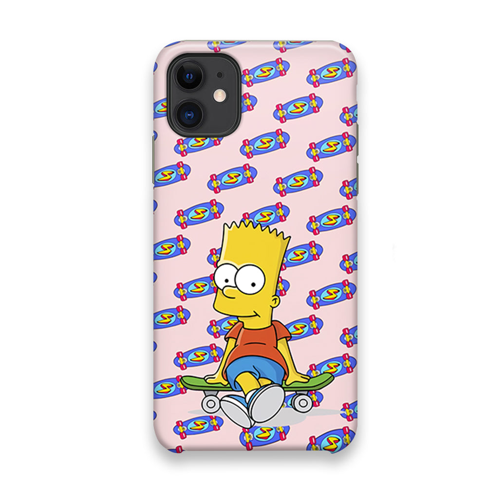 Bart Skateboard Pass iPhone 11 Case