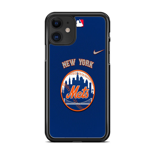 Baseball New York Mets Jersey iPhone 11 Case